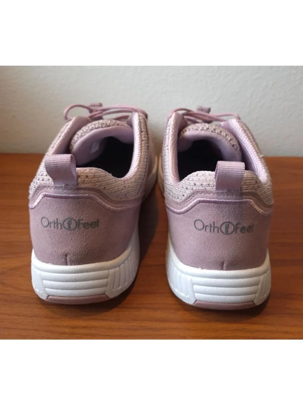 Orthofeet FRANCIS Pink No-Tie Athletic Mesh Orthopedic Sneakers Women's Sz 10EE - Picture 3 of 8